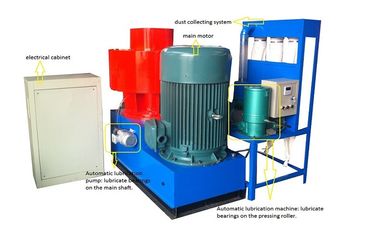 চীন Ring Die Wood Pellet Mill Automatic Lubrication Dust Collecting System 55KW সরবরাহকারী