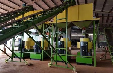 চীন Cow dung fertilizer pellets production line with 1-5T/H capacity সরবরাহকারী